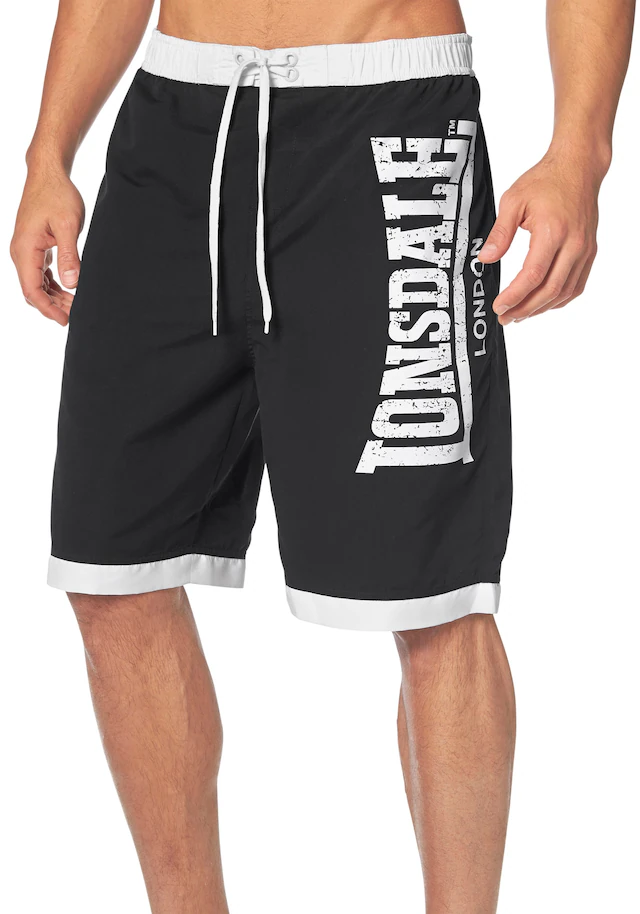 Lonsdale Boardshorts »CLENNELL« Badeshorts, Innenhose aus Mesh