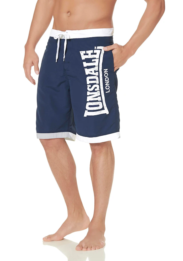 Lonsdale Boardshorts »CLENNELL« Badeshorts, Innenhose aus Mesh