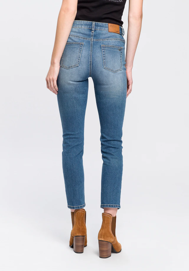 Arizona 7/8-Jeans »Shaping« eng anliegend, Röhrenjeans, High-Waist, 7/8-Länge