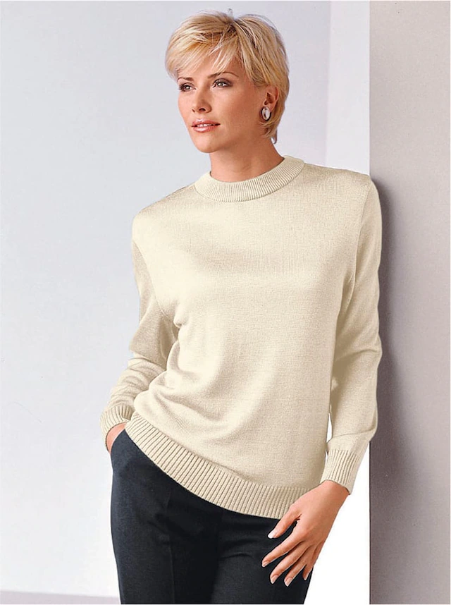 Classic Stehkragenpullover »Pullover«