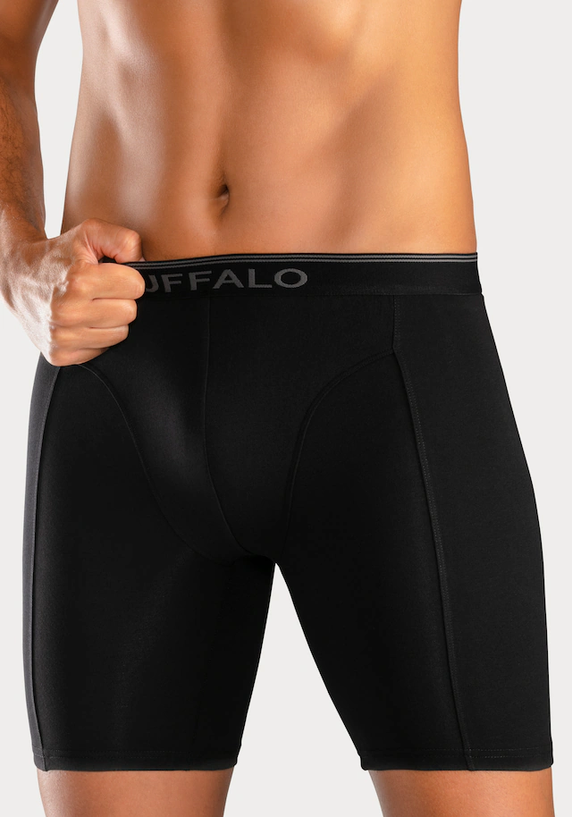 Buffalo Langer Boxer »Boxershorts für Herren« Packung, 3 Stk. mit langem Bein, ideal auch für Sport und Trekking