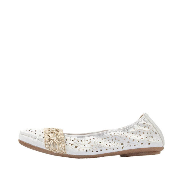 Rieker Ballerina Slipper, Flache Schuhe mit Rundum-Gummizug