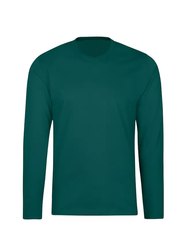 Trigema T-Shirt »TRIGEMA Langarmshirt aus 100% Baumwolle« 1 Stk.