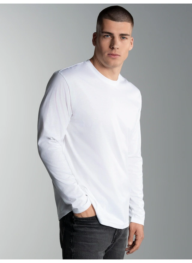 Trigema T-Shirt »TRIGEMA Langarmshirt aus 100% Baumwolle« 1 Stk.