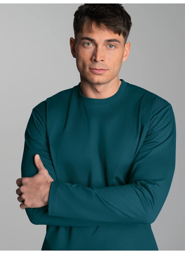 Trigema T-Shirt »TRIGEMA Langarmshirt aus 100% Baumwolle« 1 Stk.