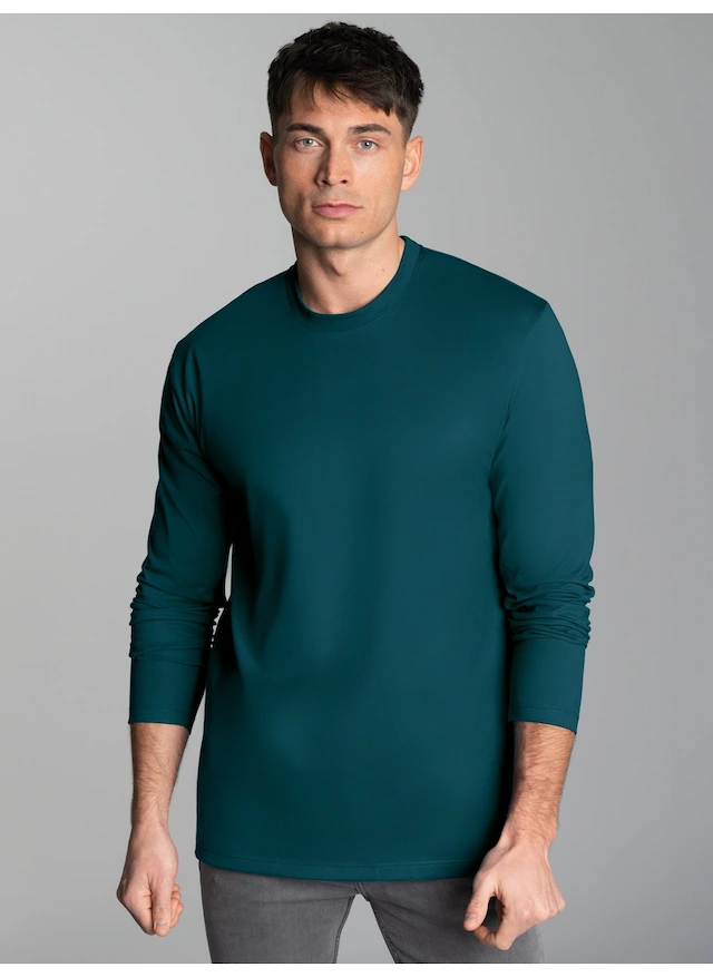 Trigema T-Shirt »TRIGEMA Langarmshirt aus 100% Baumwolle« 1 Stk.