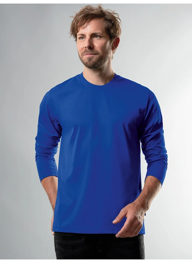 Trigema T-Shirt »TRIGEMA Langarmshirt aus 100% Baumwolle« 1 Stk.