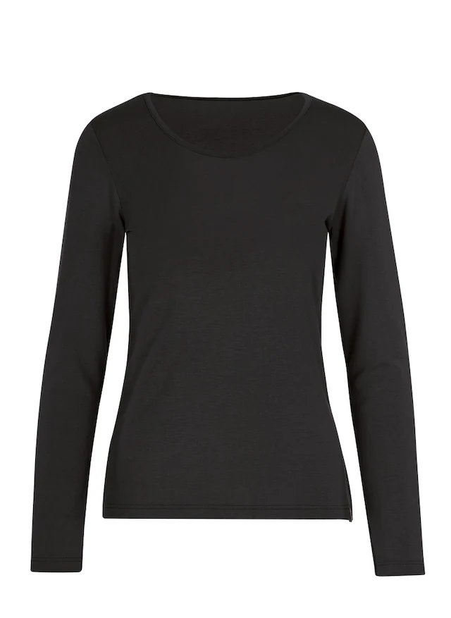 Trigema Longsleeve »TRIGEMA Shirt aus Viskose Langarm« 1 Stk.