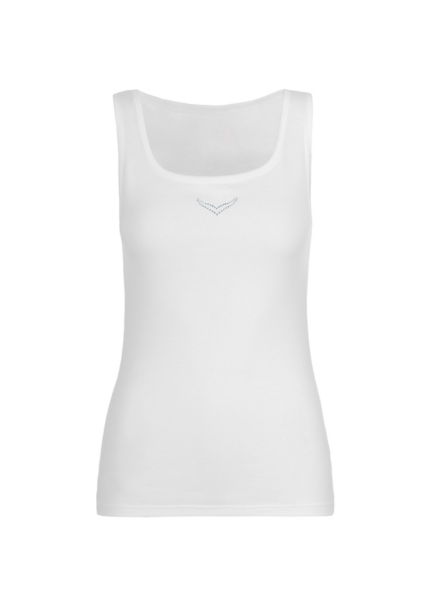 Trigema Tanktop »TRIGEMA Trägershirt mit Kristallsteinen« 1 Stk.
