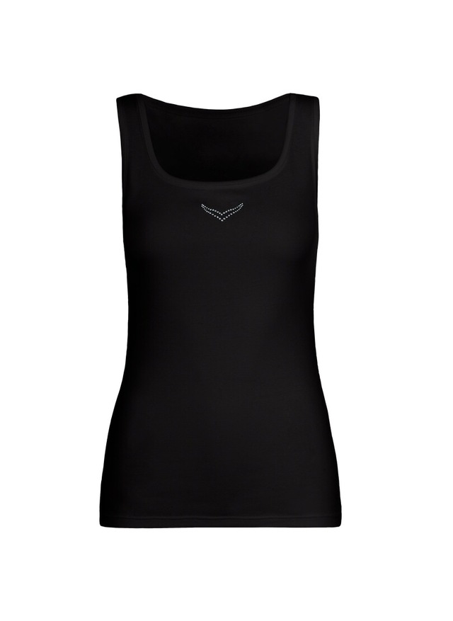 Trigema Tanktop »TRIGEMA Trägershirt mit Kristallsteinen« 1 Stk.