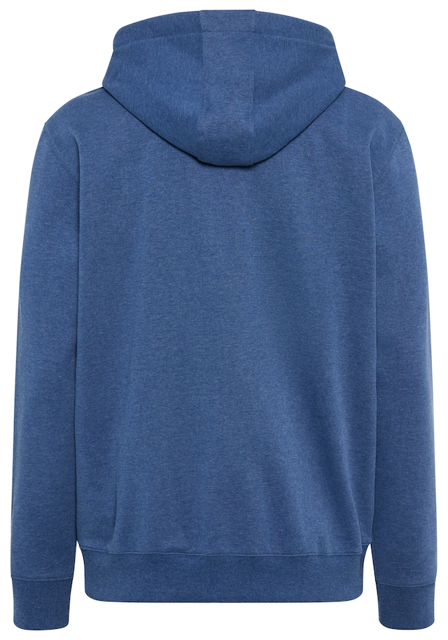 Man's World Kapuzensweatjacke mit kontrastfarbigem Innenfutter