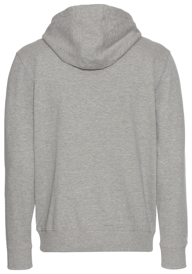 Man's World Kapuzensweatjacke mit kontrastfarbigem Innenfutter