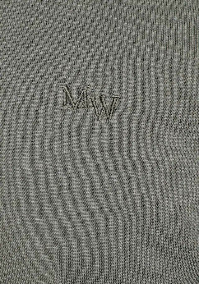Man's World Kapuzensweatjacke mit kontrastfarbigem Innenfutter