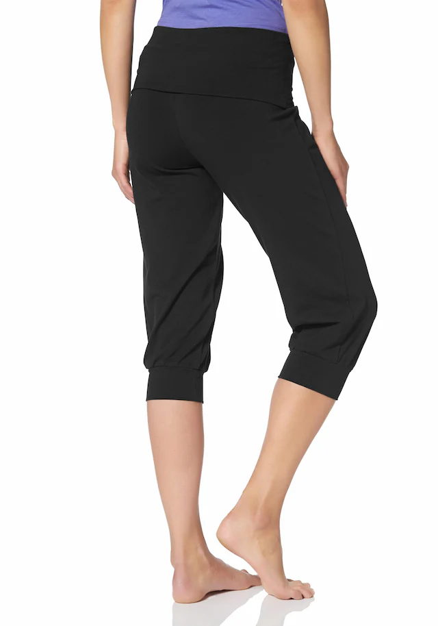 Ocean Sportswear Yogahose »Soulwear - 3/4 Yoga Pants« Komfortabler Umschlagbund mit seitlicher Raffung