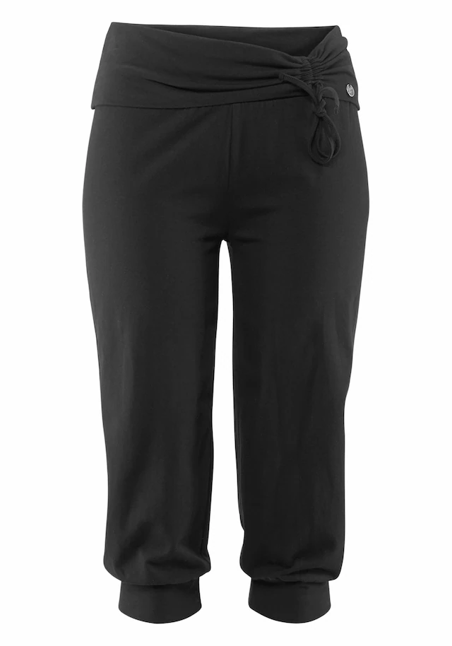 Ocean Sportswear Yogahose »Soulwear - 3/4 Yoga Pants« Komfortabler Umschlagbund mit seitlicher Raffung