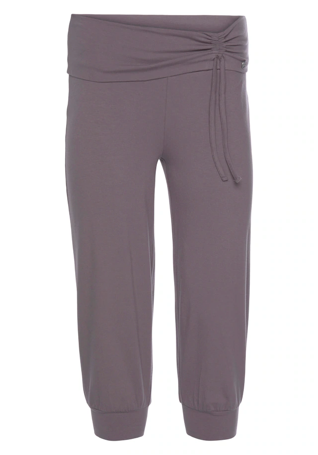 Ocean Sportswear Yogahose »Soulwear - 3/4 Yoga Pants« Komfortabler Umschlagbund mit seitlicher Raffung