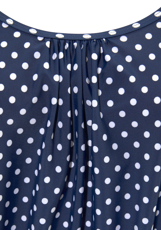 LASCANA Oversize-Tankini im modischen Pünktchen-Design