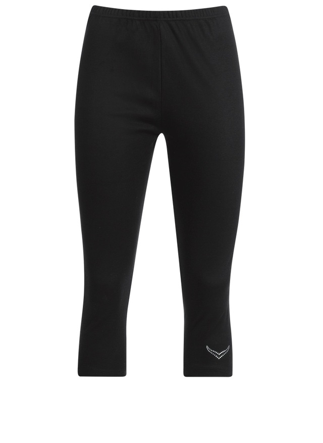 Trigema Leggings »TRIGEMA Leggings 3/4 mit Kristallsteinen«