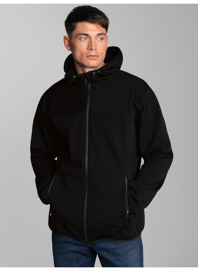 Trigema Softshelljacke »TRIGEMA Klassische Softshell–Kapuzenjacke« 1 Stk. tlg.