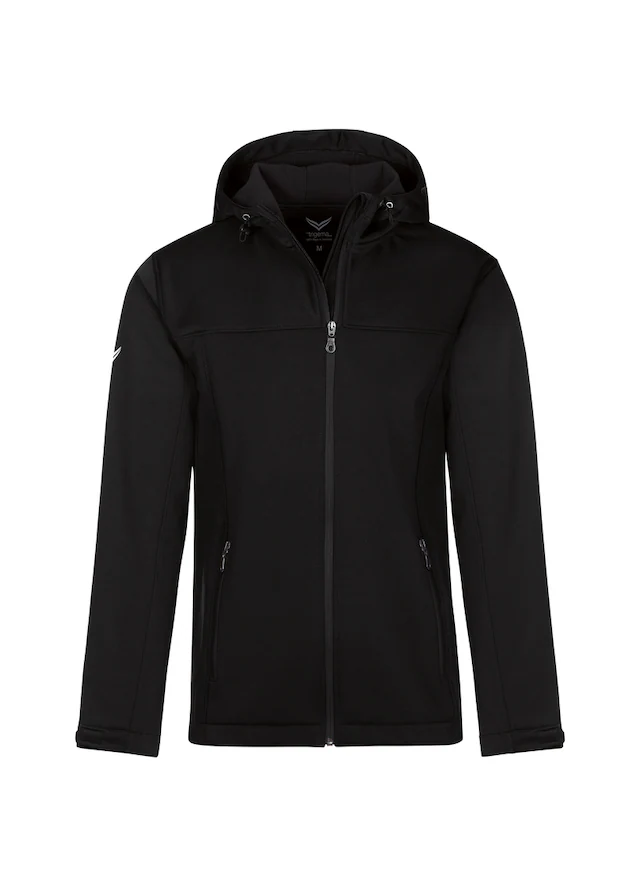 Trigema Softshelljacke »TRIGEMA Klassische Softshell–Kapuzenjacke« 1 Stk. tlg.