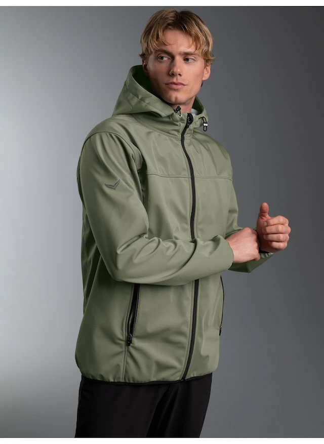 Trigema Softshelljacke »TRIGEMA Klassische Softshell–Kapuzenjacke« 1 Stk. tlg.