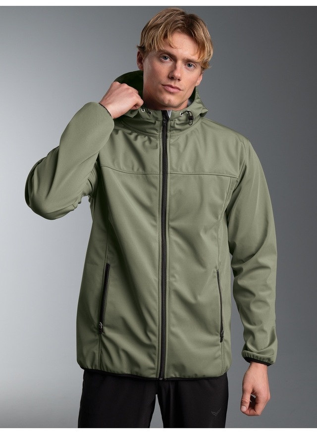 Trigema Softshelljacke »TRIGEMA Klassische Softshell–Kapuzenjacke« 1 Stk. tlg.