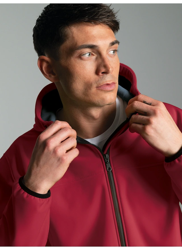 Trigema Softshelljacke »TRIGEMA Klassische Softshell–Kapuzenjacke« 1 Stk. tlg.