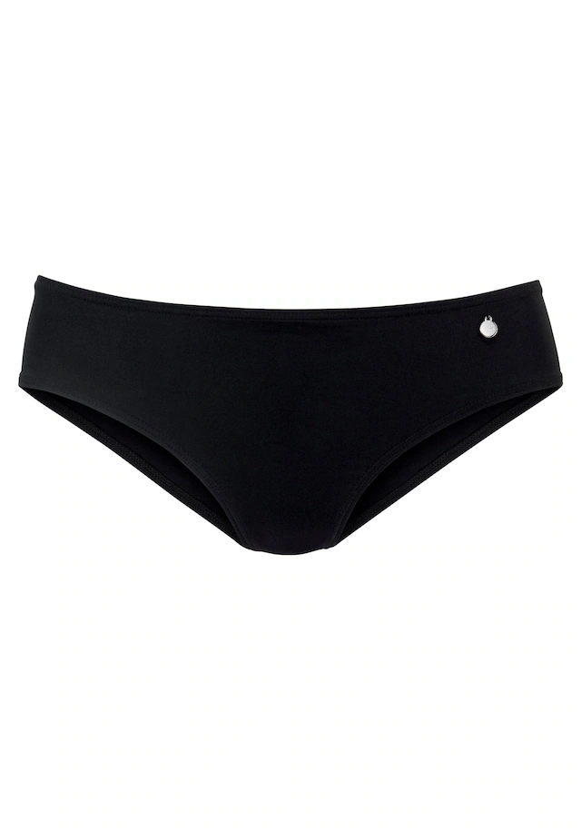 LASCANA Bikini-Hose »Merilyn« uni und bedruckt in klassischer Form