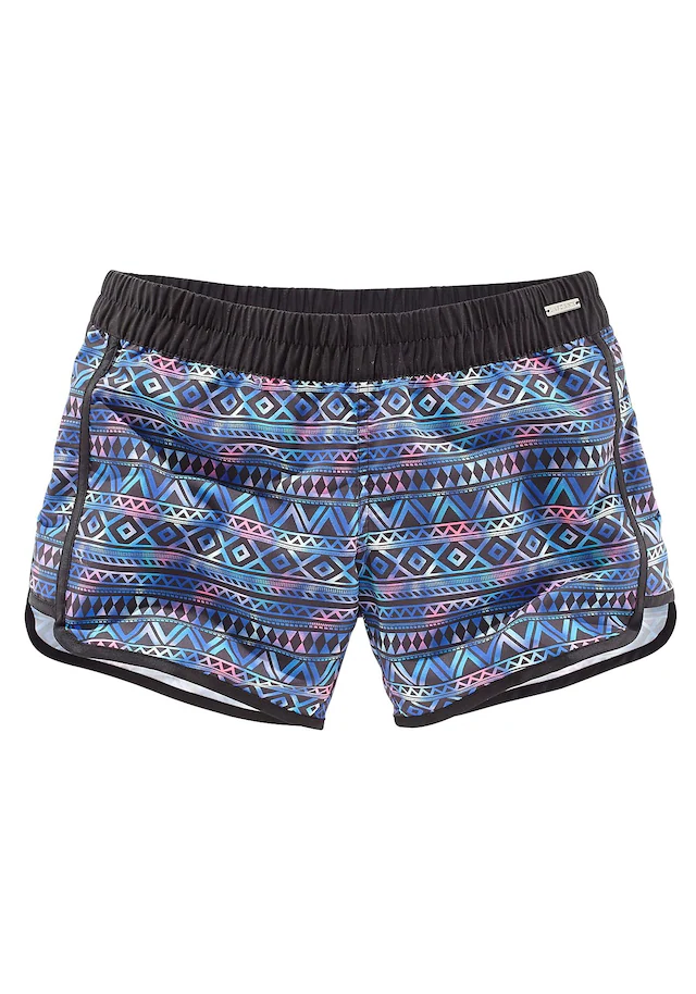 LASCANA Badeshorts elastisches Bündchen, mit Gesäßtasche, softe Microfaser-Qualität