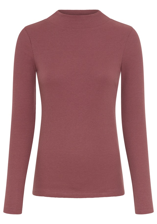 AJC Langarmshirt mit Stehkragen, sehr figurbetonte Passform