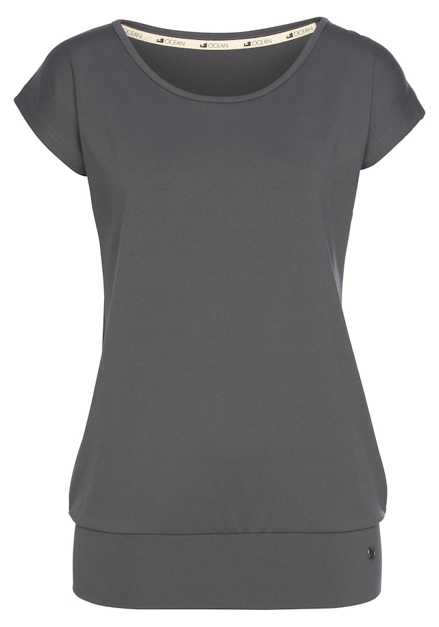Ocean Sportswear Yoga & Relax Shirt »Soulwear - Essentials Yoga Shirts« Packung, 2er-Pack, leicht überschnittene Schultern, längerer Schnitt