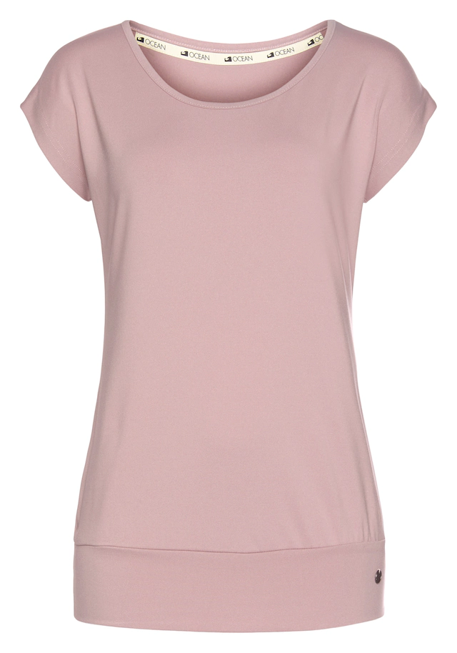 Ocean Sportswear Yoga & Relax Shirt »Soulwear - Essentials Yoga Shirts« Packung, 2er-Pack, leicht überschnittene Schultern, längerer Schnitt