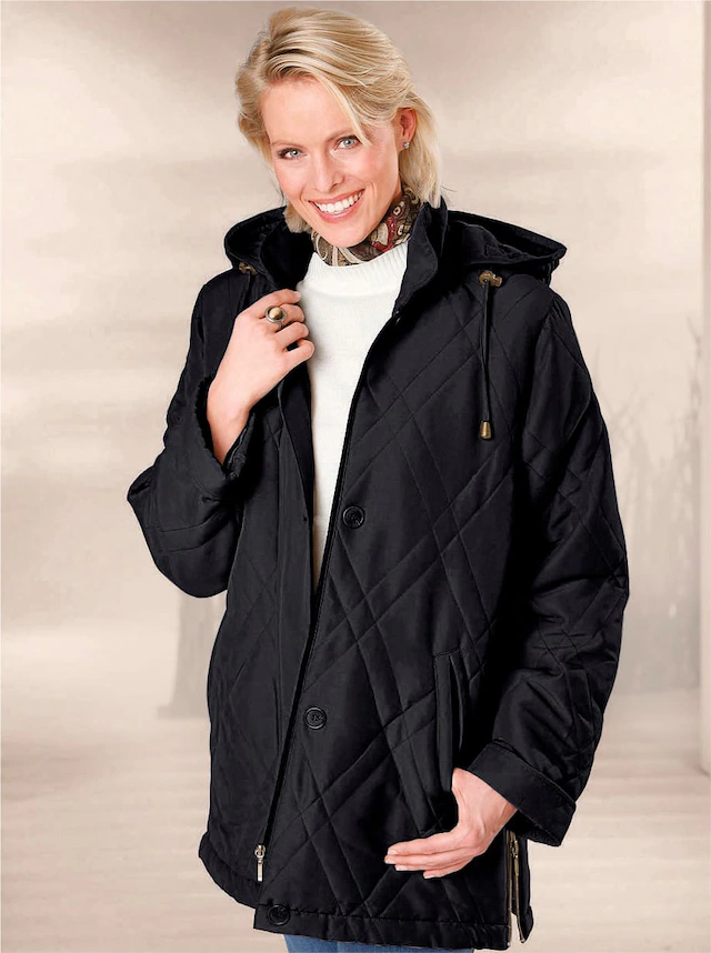 Classic Basics Outdoorjacke mit Kapuze