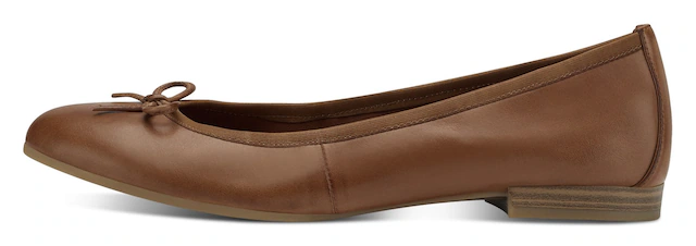 Tamaris Ballerina Flats, Slipper, Businessschuh mit dekorativer Schleife