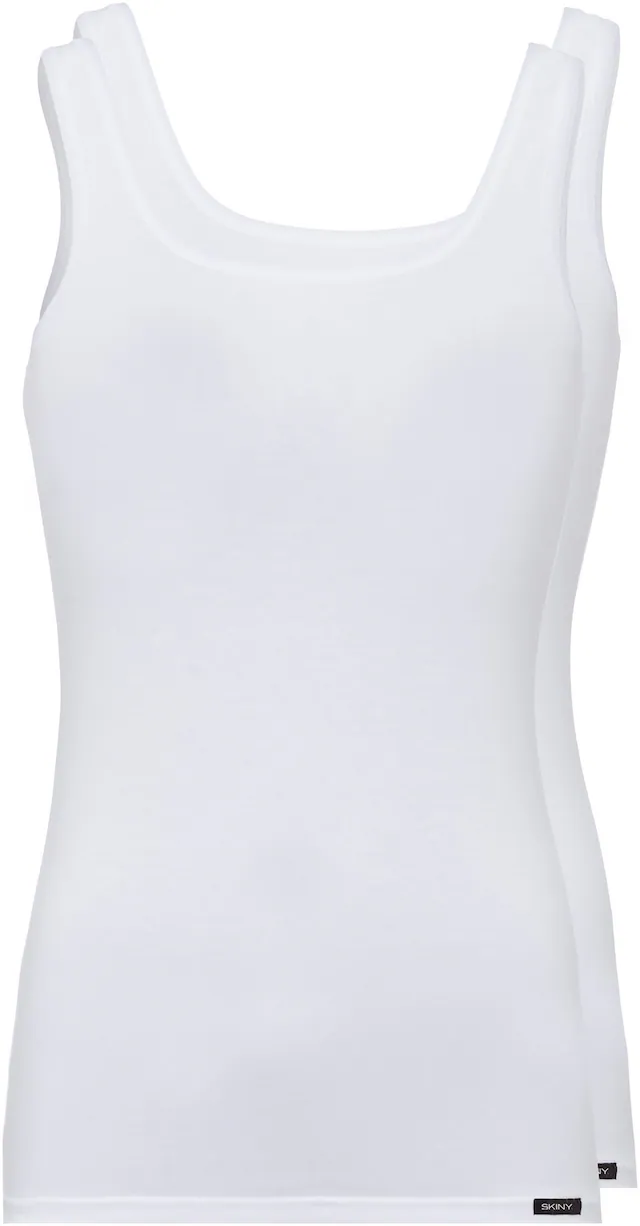Skiny Unterhemd »Cotton Advantage« bequem, weich, basic, eng, Baumwollmix