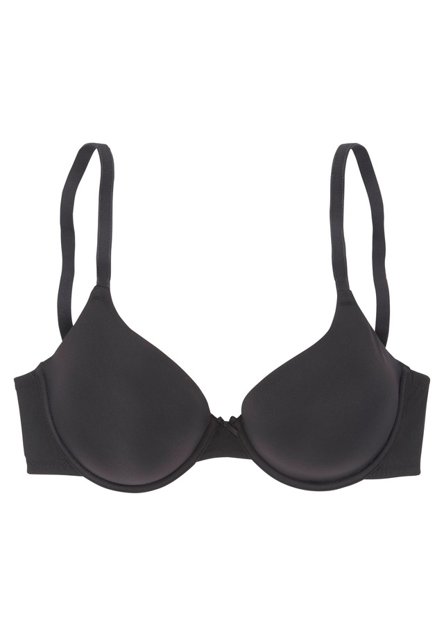 LASCANA Schalen-BH », T-Shirt-BH, BH mit Bügel, atmungsaktive Spacer-Schale« mit seidiger Microfaser, bequemer BH