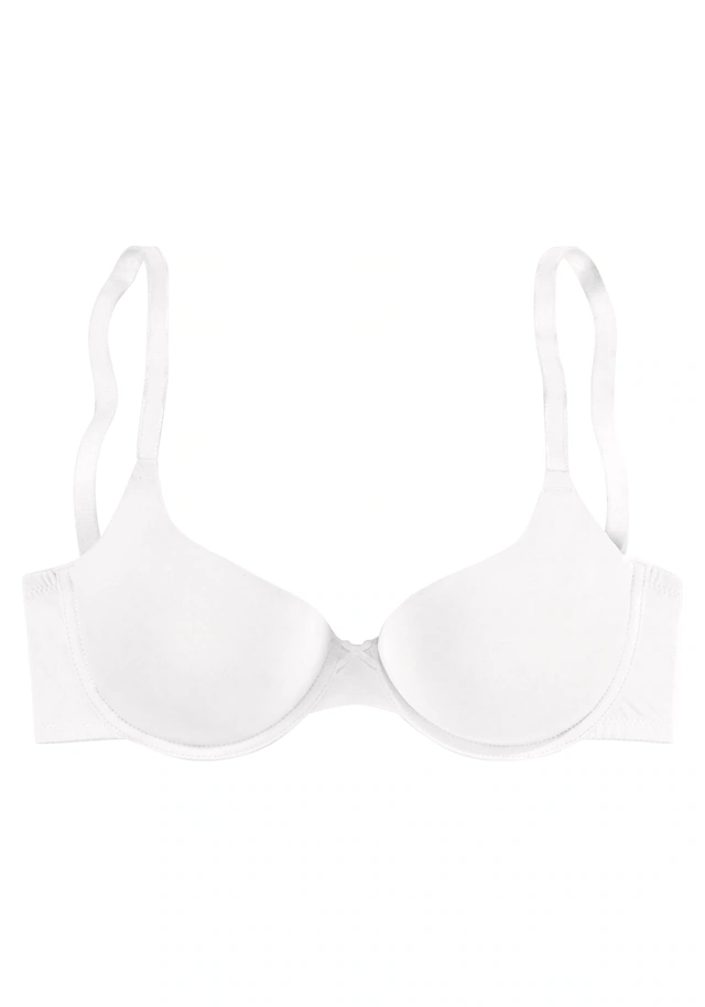 LASCANA Schalen-BH », T-Shirt-BH, BH mit Bügel, atmungsaktive Spacer-Schale« mit seidiger Microfaser, bequemer BH