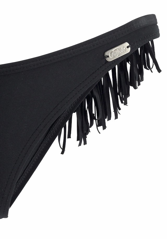 Buffalo Bikini-Hose »Happy« in knapper Brasilien-Form mit Fransen