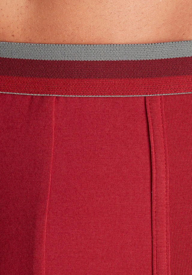Bench. Langer Boxer Packung, 3 Stk. Unterhosen mit elastischem Bund und Logodruck auf dem Bein