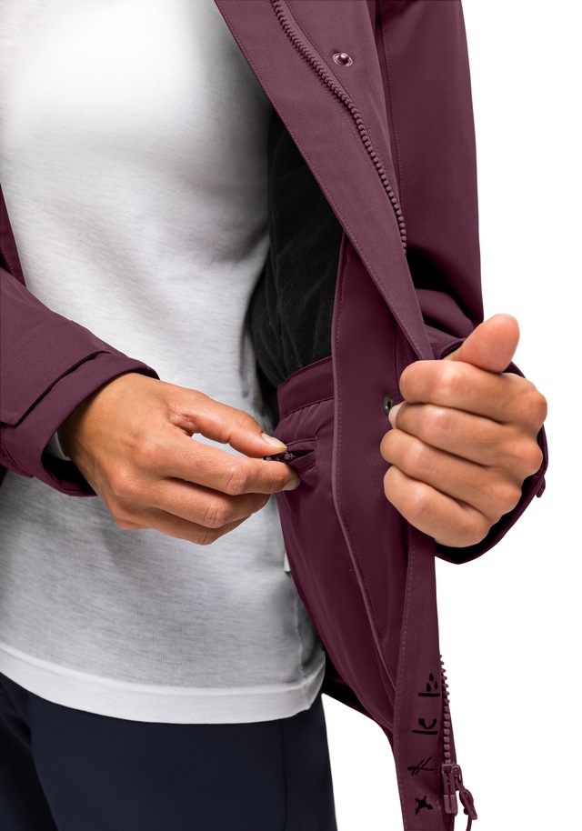 Maier Sports »Lisbon« warme Damen Jacke, wattierte Regenjacke, wasserdicht + atmungsaktiv