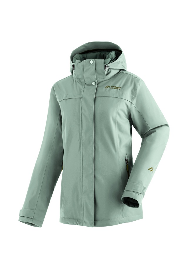 Maier Sports »Lisbon« warme Damen Jacke, wattierte Regenjacke, wasserdicht + atmungsaktiv