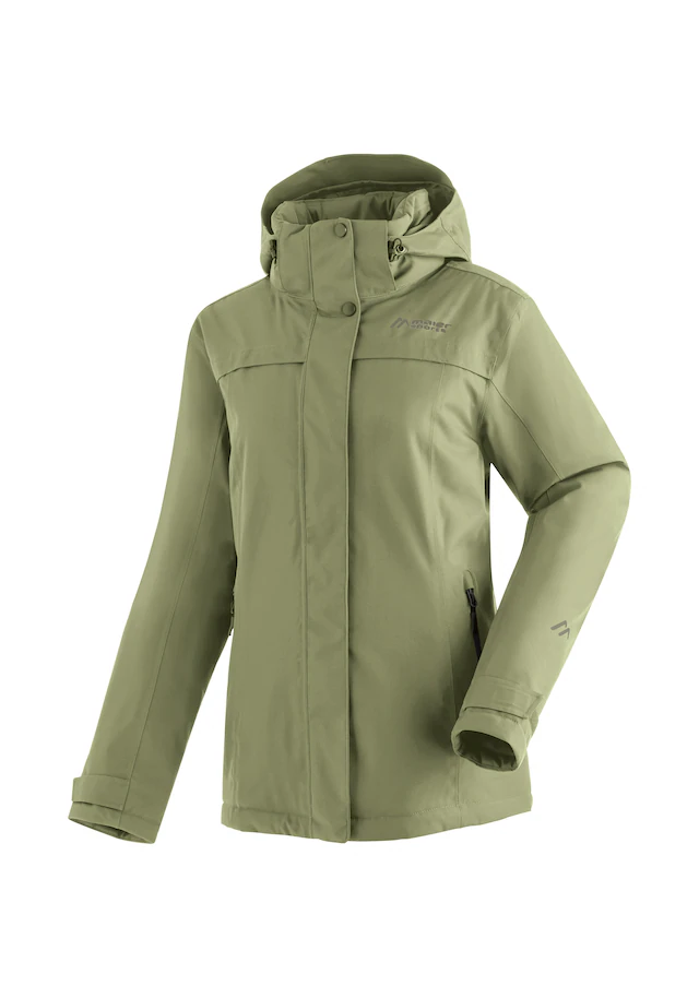 Maier Sports »Lisbon« warme Damen Jacke, wattierte Regenjacke, wasserdicht + atmungsaktiv
