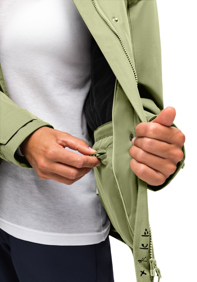 Maier Sports »Lisbon« warme Damen Jacke, wattierte Regenjacke, wasserdicht + atmungsaktiv