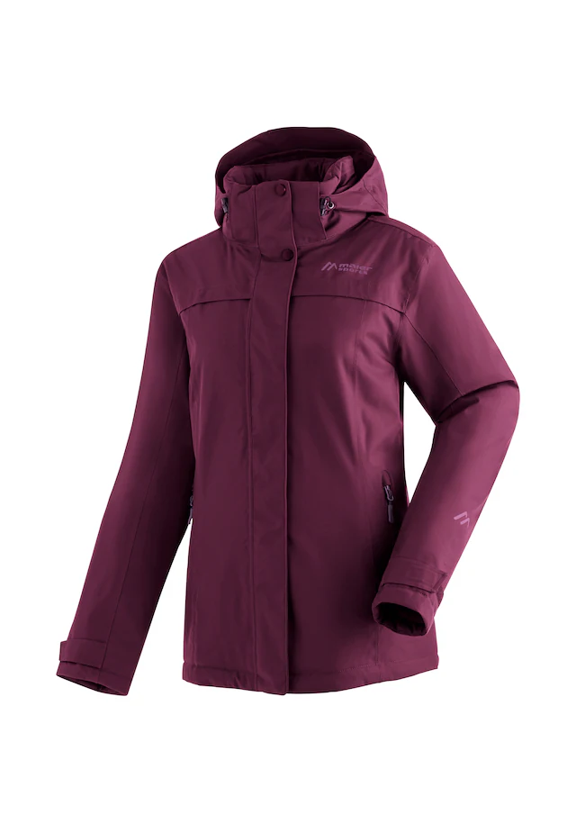 Maier Sports »Lisbon« warme Damen Jacke, wattierte Regenjacke, wasserdicht + atmungsaktiv
