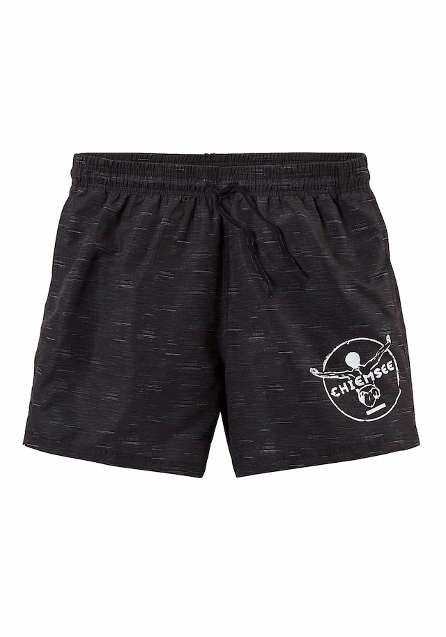 Chiemsee Badeshorts »Melange« mit Logodruck, seitliche Eingrifftaschen