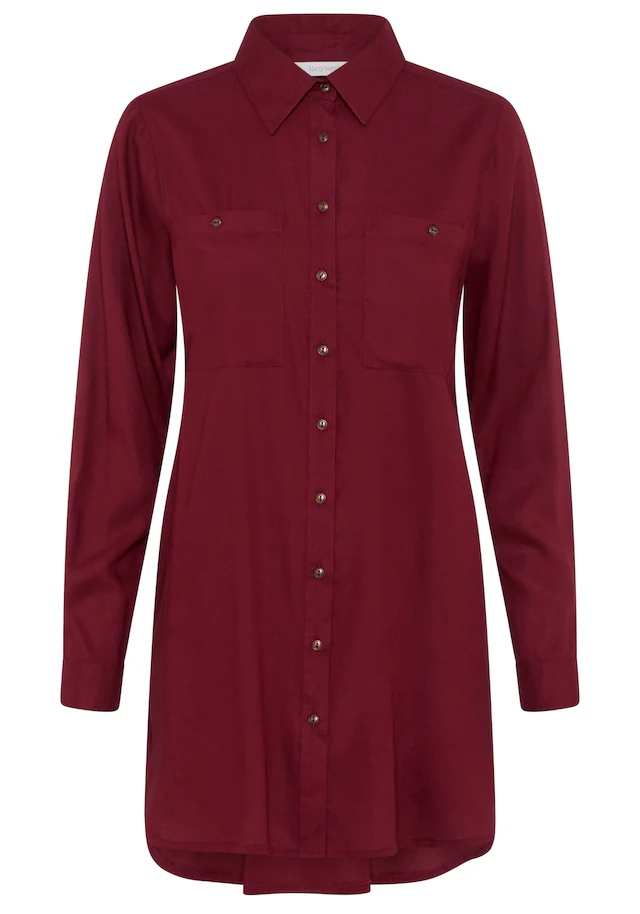 Boysen's Longbluse mit tiefen Seitenschlitzen