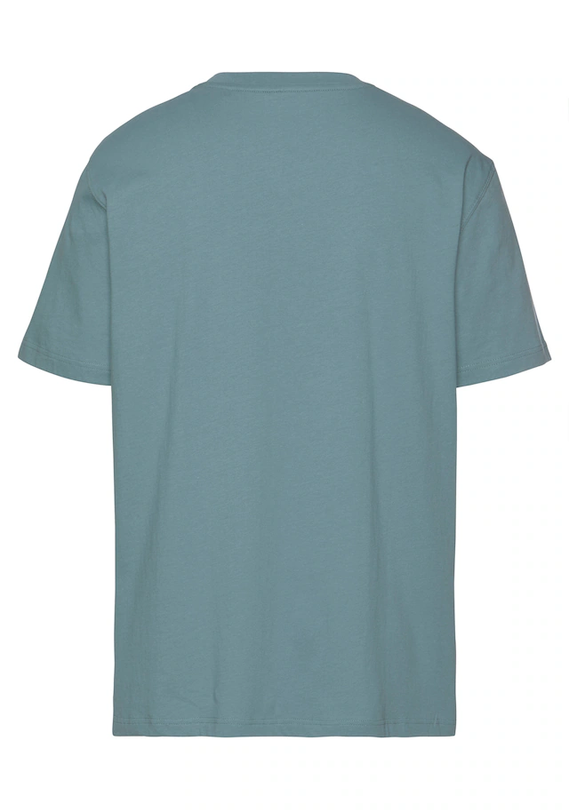 Man's World T-Shirt Kurzarm, mit stylischem Print, Rundhalsausschnitt, aus Baumwolle