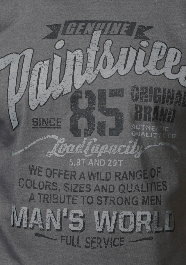 Man's World T-Shirt Kurzarm, mit stylischem Print, Rundhalsausschnitt, aus Baumwolle