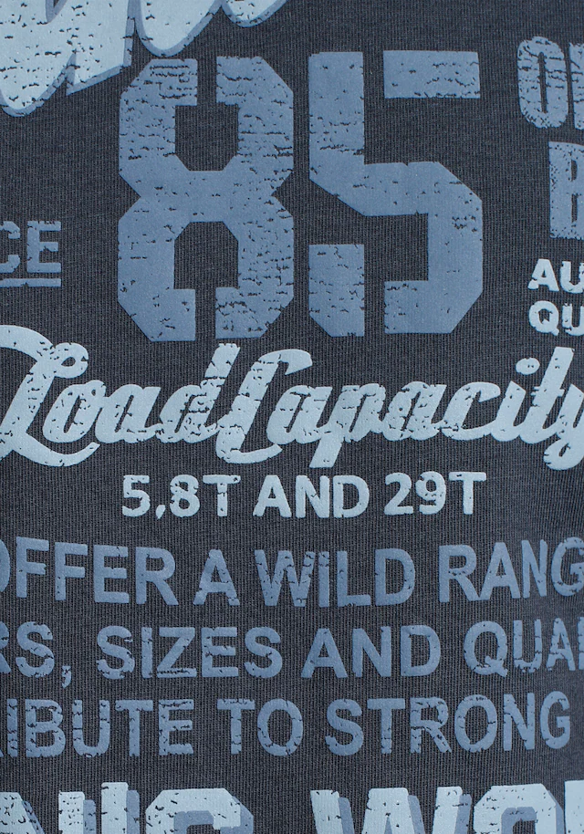 Man's World T-Shirt Kurzarm, mit stylischem Print, Rundhalsausschnitt, aus Baumwolle