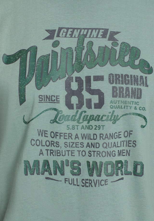 Man's World T-Shirt Kurzarm, mit stylischem Print, Rundhalsausschnitt, aus Baumwolle